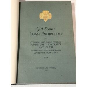 Girl Scouts Loan Exhibition of Colonial and Early Federal Furniture, 1929 Book
